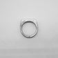 lightning bolt sterling silver mens ring