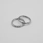Sterling silver handcrafted stacker rings