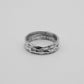Sterling silver handcrafted stacker rings